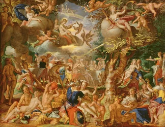 De bruiloft van Cupido en Psyche
